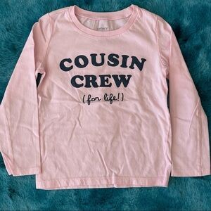 Carter’s Toddler Girl Long Sleeve Graphic Tee Size 4T